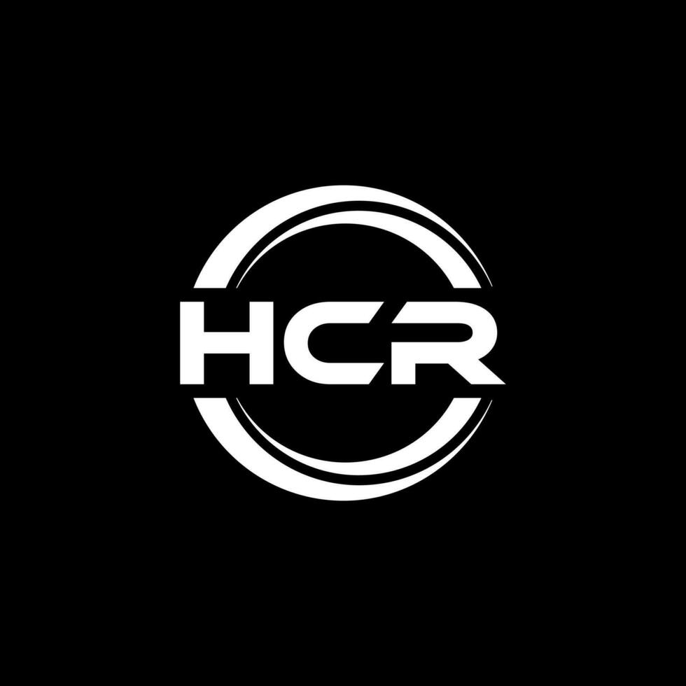 hcr Logo Design, Inspiration zum ein einzigartig Identität. modern Eleganz und kreativ Design. Wasserzeichen Ihre Erfolg mit das auffällig diese Logo. vektor