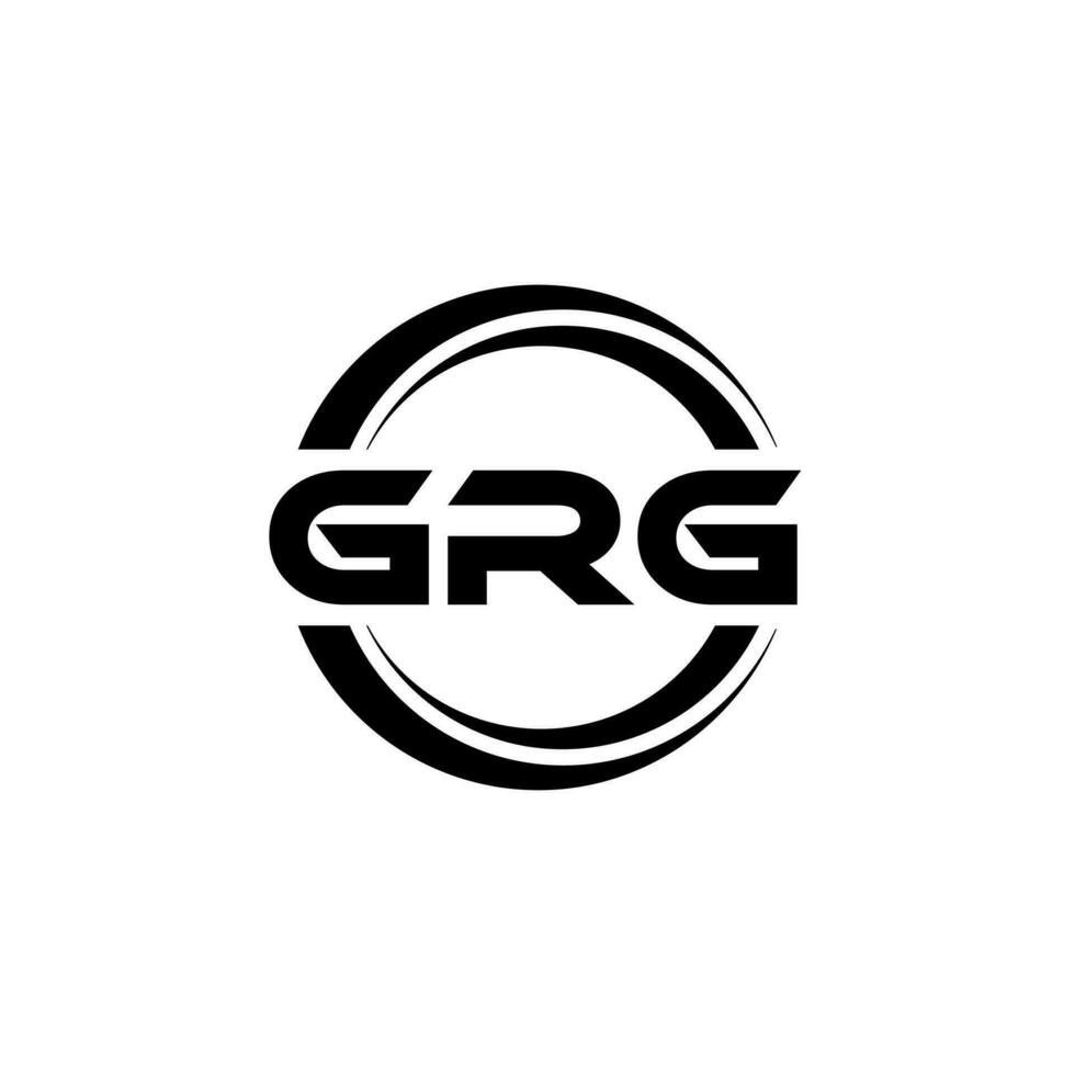 grg Logo Design, Inspiration zum ein einzigartig Identität. modern Eleganz und kreativ Design. Wasserzeichen Ihre Erfolg mit das auffällig diese Logo. vektor