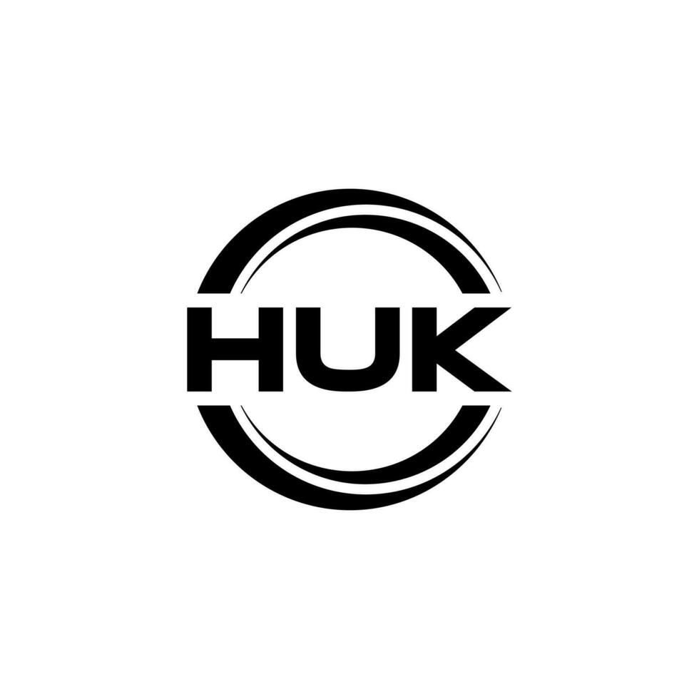 huk logotyp design, inspiration för en unik identitet. modern elegans och kreativ design. vattenmärke din Framgång med de slående detta logotyp. vektor