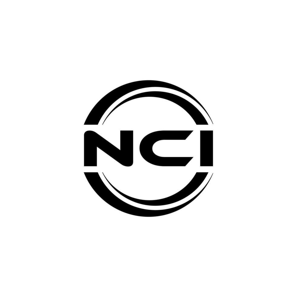 nci Logo Design, Inspiration zum ein einzigartig Identität. modern Eleganz und kreativ Design. Wasserzeichen Ihre Erfolg mit das auffällig diese Logo. vektor