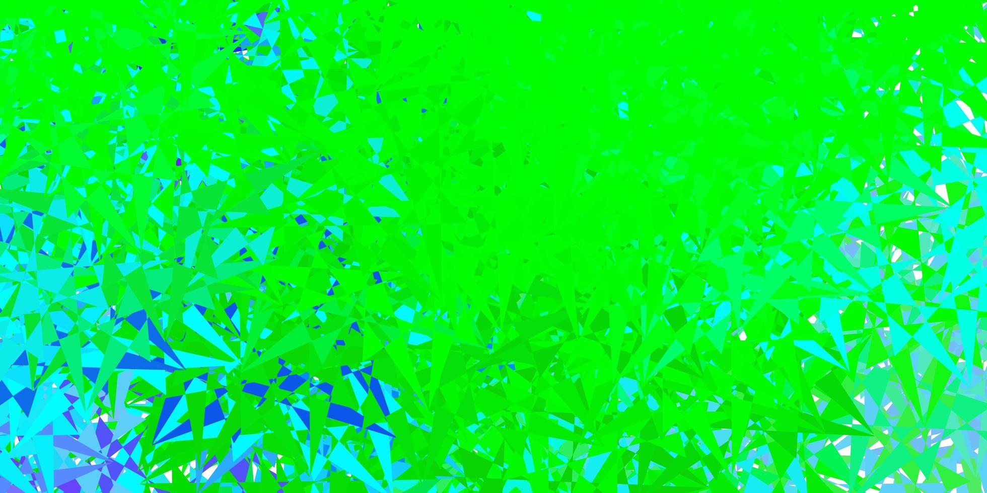 ljusrosa, grön vektorbakgrund med polygonala former. vektor