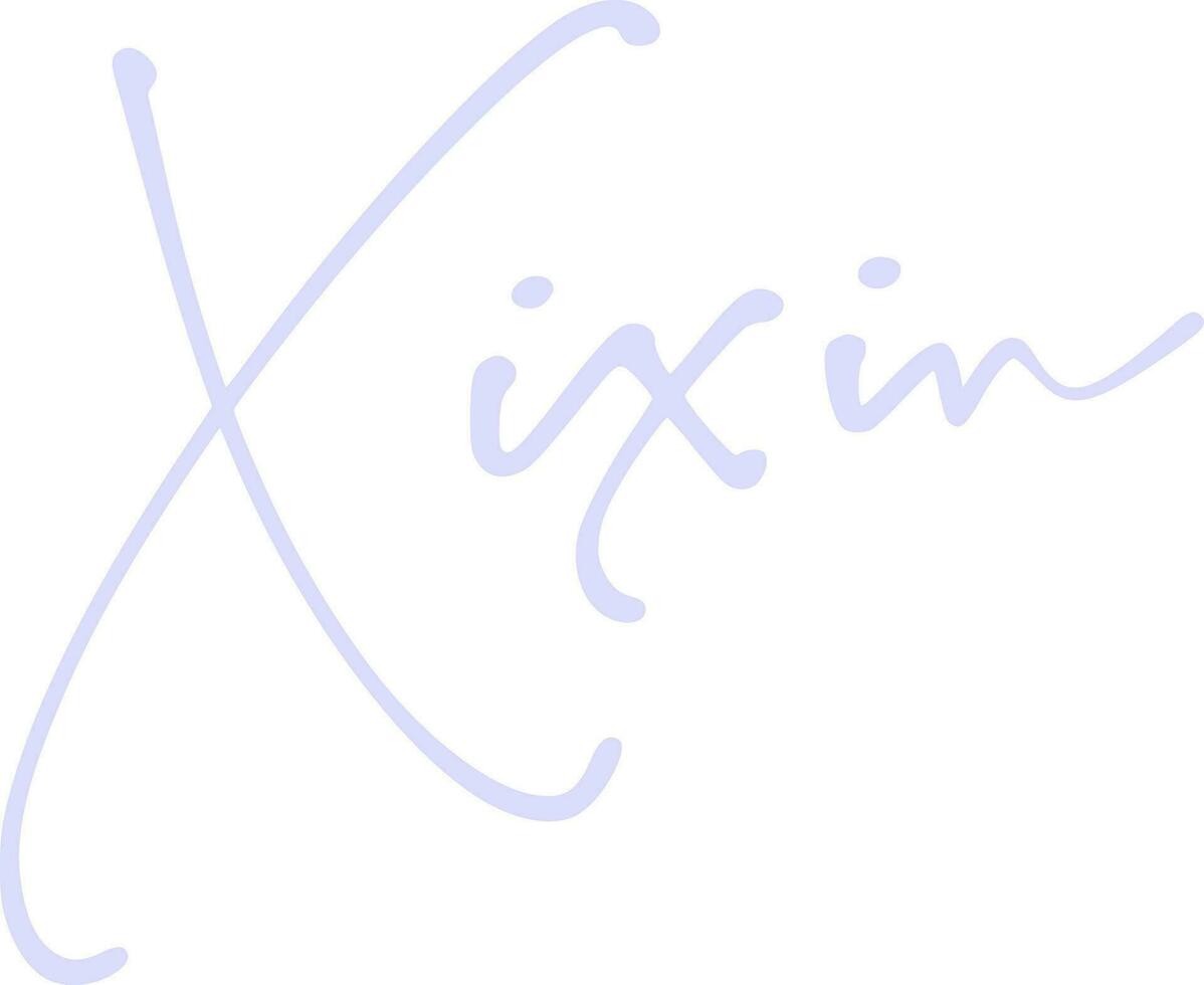 Unterschrift Serie x Design Illustration vektor