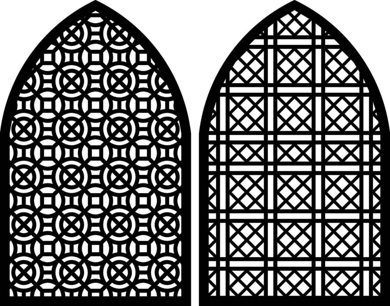 einfach Vektor Muster zum Laser- Schneiden, Dekoration, und Ornament. Metall Design, Holz Carving, Vektor