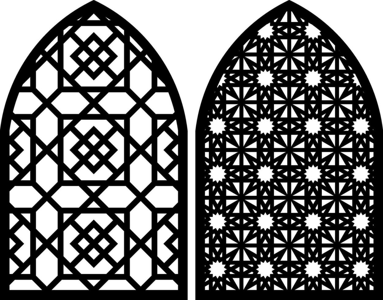 einfach Vektor Muster zum Laser- Schneiden, Dekoration, und Ornament. Metall Design, Holz Carving, Vektor