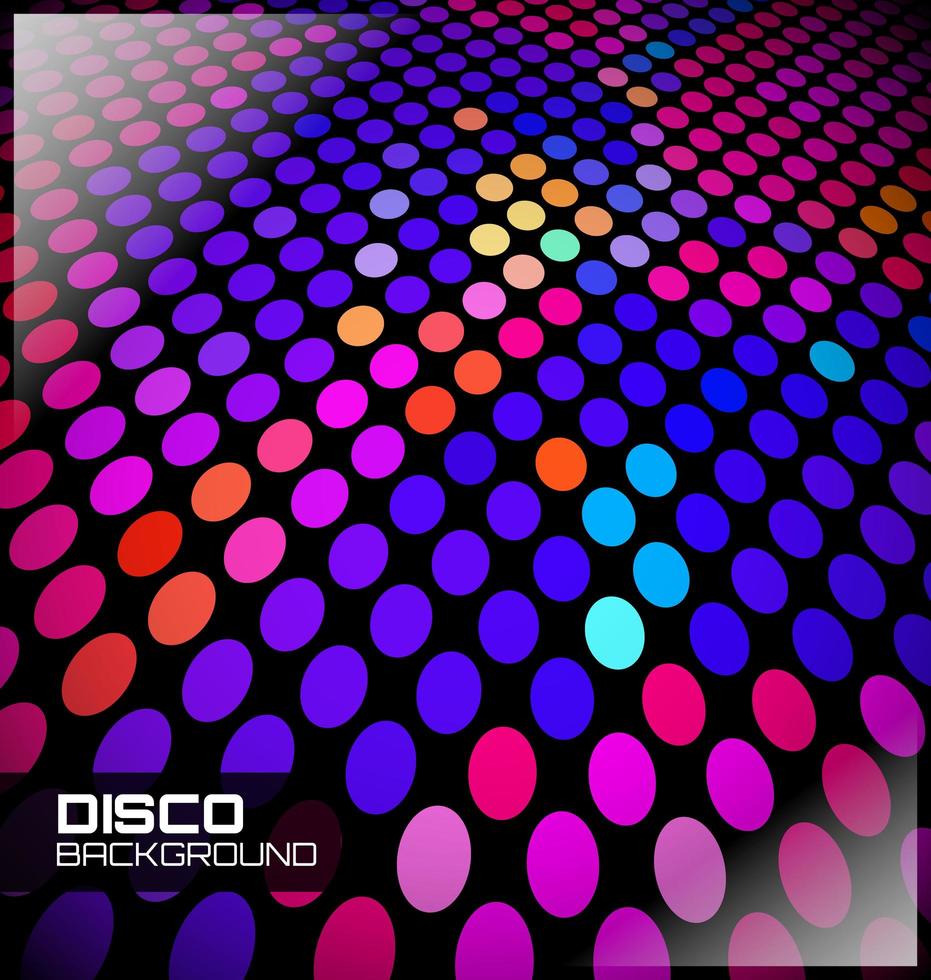 Disco Dotted Background, graphic illustratin vector