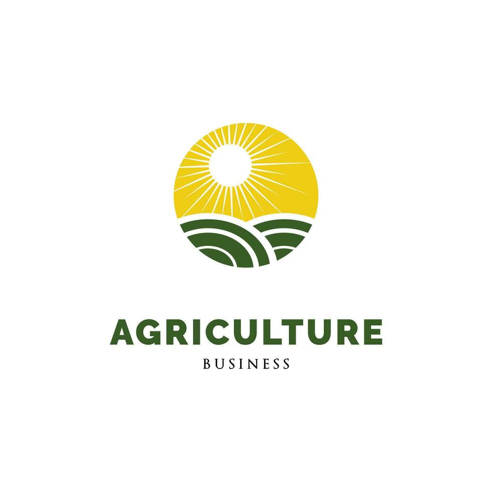 Landwirtschaft Symbol Logo Design Vorlage vektor