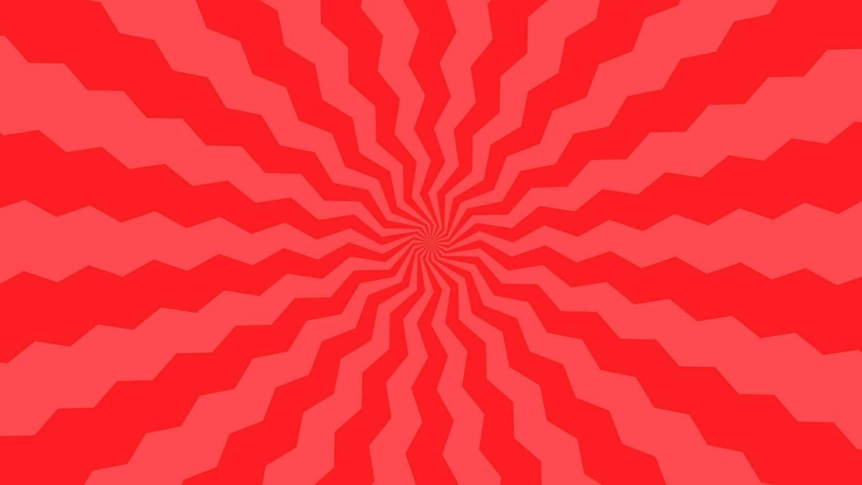 enkel platt röd sicksack- ljus brista effekt vektor bakgrund