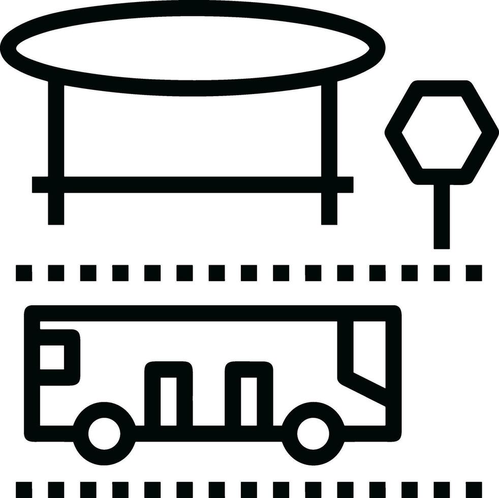 Bus Transport Symbol Symbol Vektor Bild. Illustration von das Silhouette Bus Transport Öffentlichkeit Reise Design Bild. eps 10