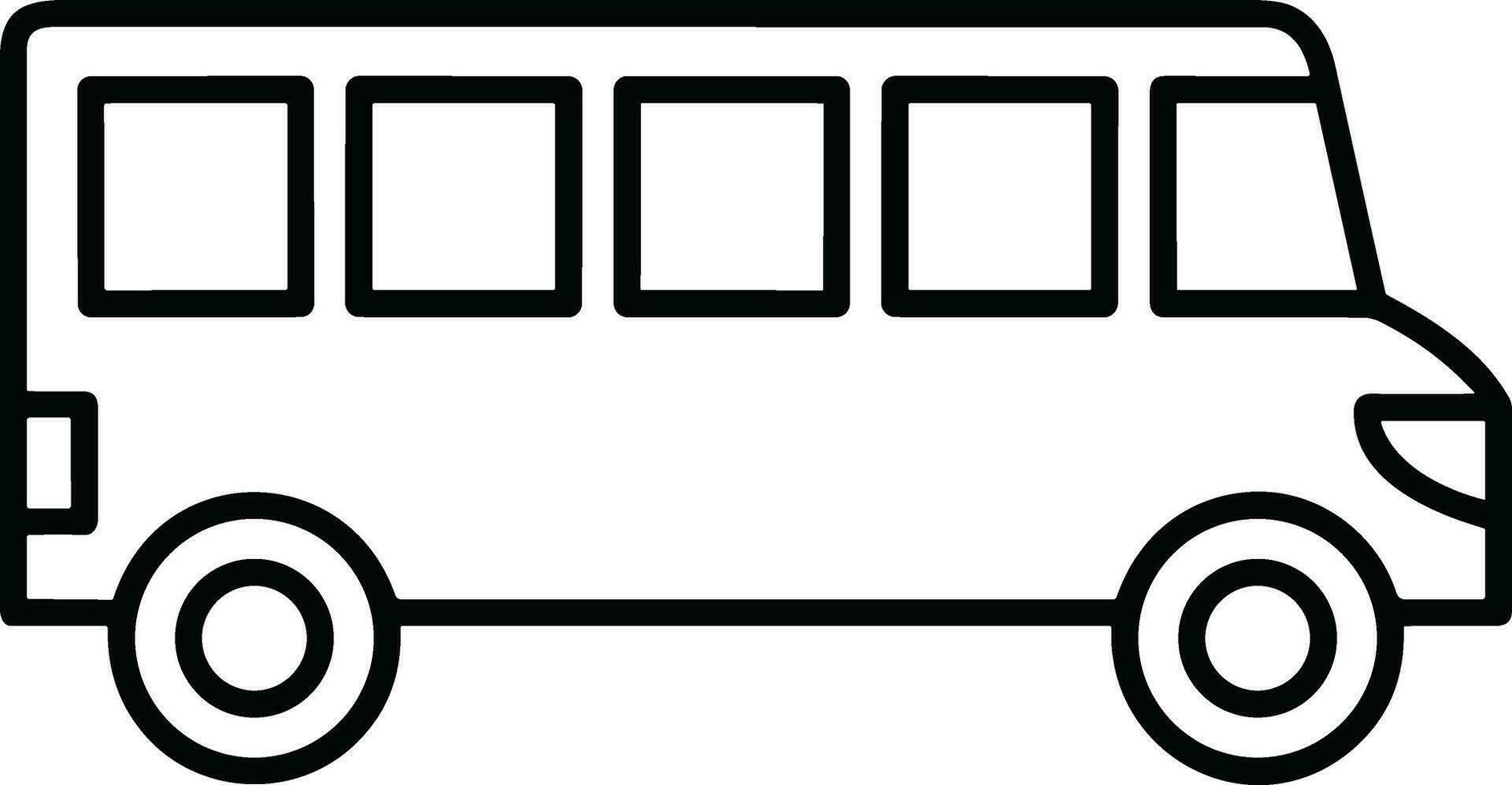 Bus Transport Symbol Symbol Vektor Bild. Illustration von das Silhouette Bus Transport Öffentlichkeit Reise Design Bild. eps 10