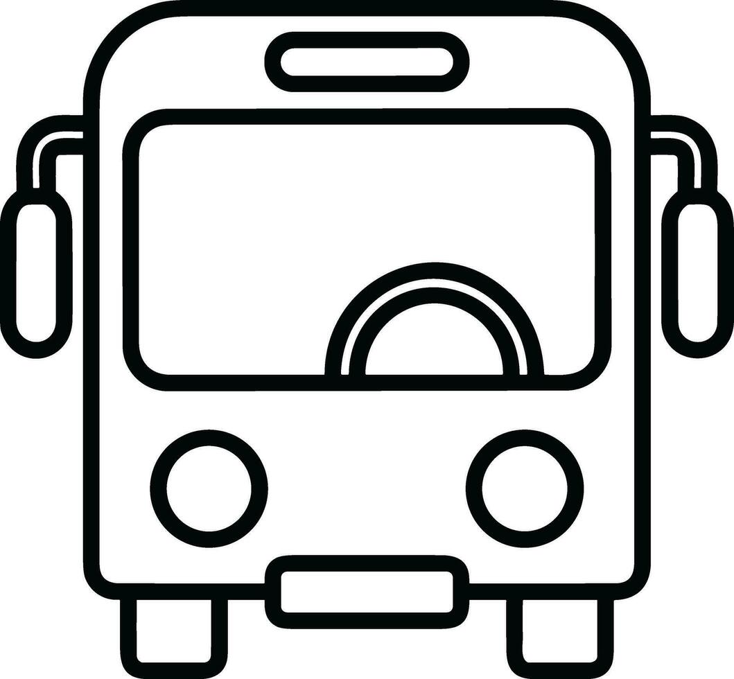 Bus Transport Symbol Symbol Vektor Bild. Illustration von das Silhouette Bus Transport Öffentlichkeit Reise Design Bild. eps 10