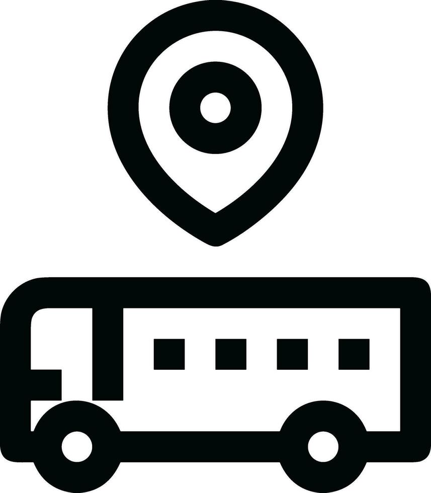 Bus Transport Symbol Symbol Vektor Bild. Illustration von das Silhouette Bus Transport Öffentlichkeit Reise Design Bild. eps 10