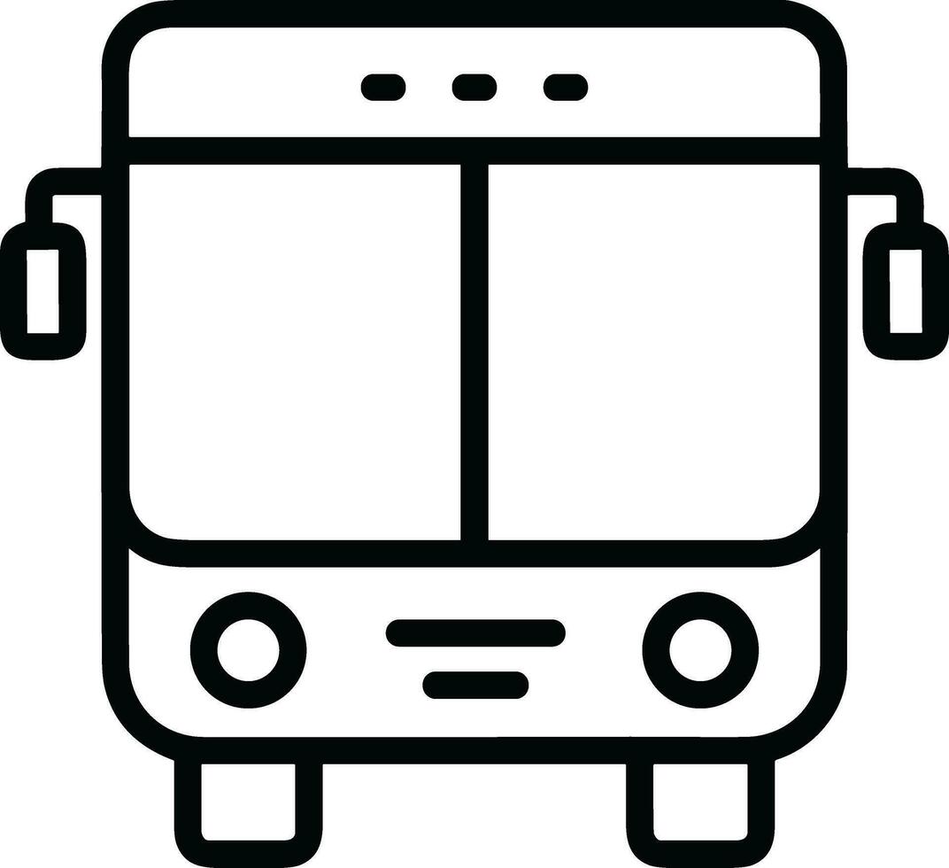 Bus Transport Symbol Symbol Vektor Bild. Illustration von das Silhouette Bus Transport Öffentlichkeit Reise Design Bild. eps 10