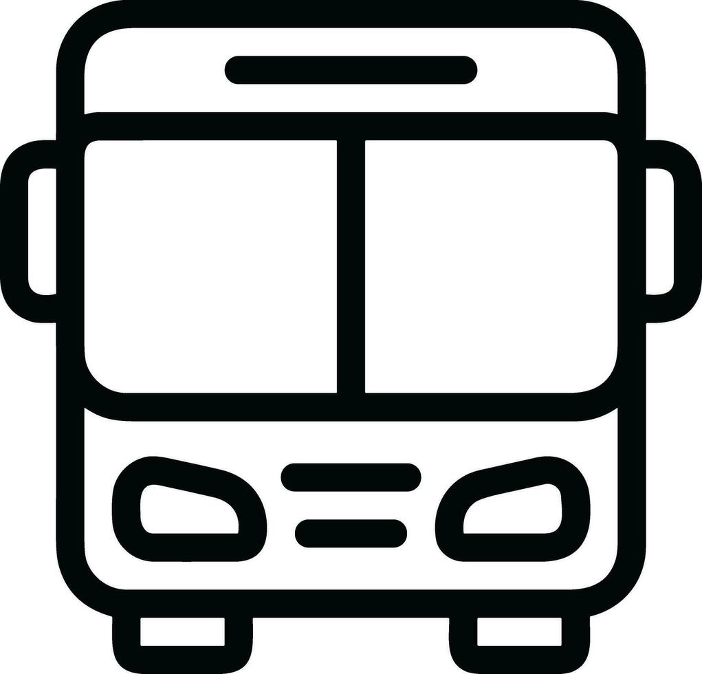 Bus Transport Symbol Symbol Vektor Bild. Illustration von das Silhouette Bus Transport Öffentlichkeit Reise Design Bild. eps 10