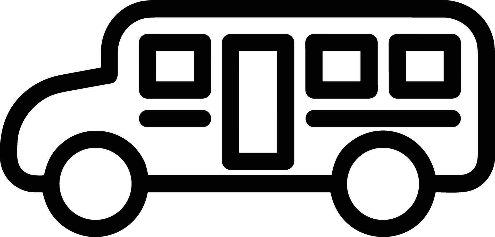 Bus Transport Symbol Symbol Vektor Bild. Illustration von das Silhouette Bus Transport Öffentlichkeit Reise Design Bild. eps 10