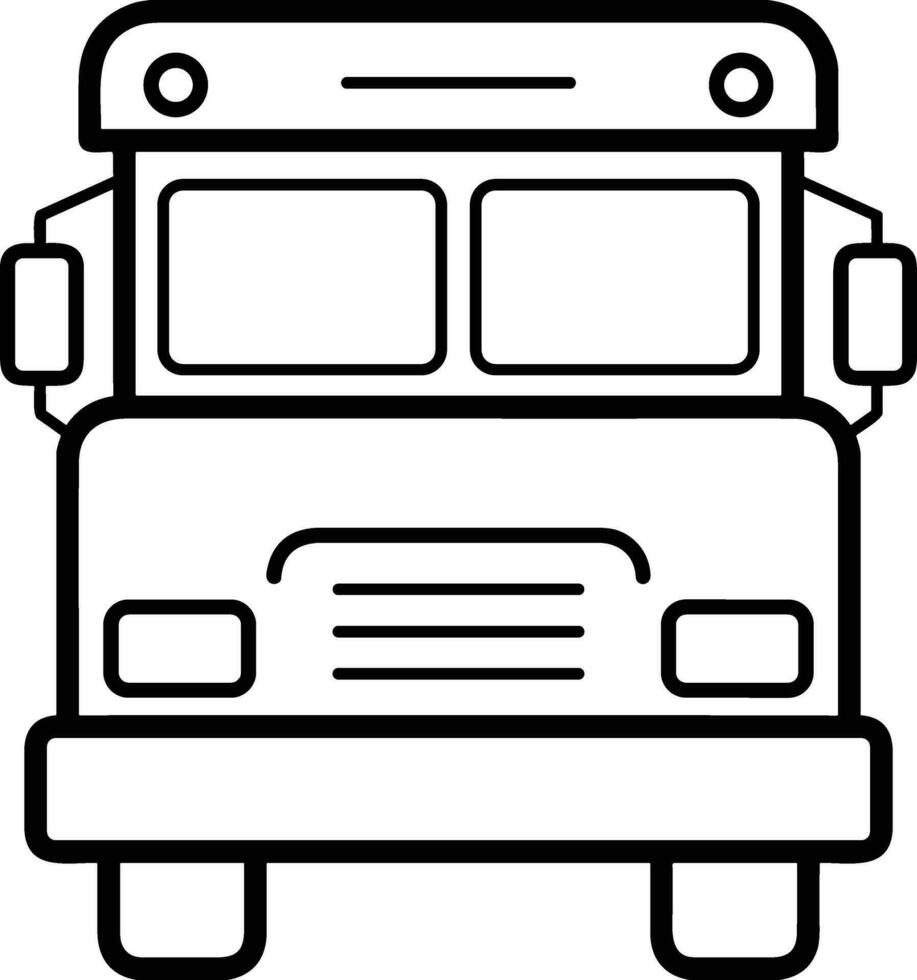 Bus Transport Symbol Symbol Vektor Bild. Illustration von das Silhouette Bus Transport Öffentlichkeit Reise Design Bild. eps 10