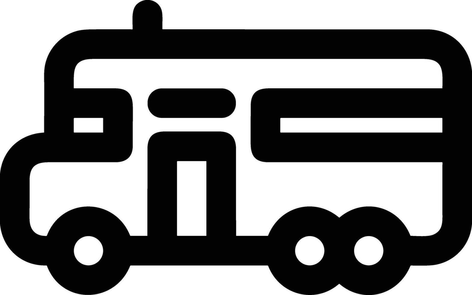 Bus Transport Symbol Symbol Vektor Bild. Illustration von das Silhouette Bus Transport Öffentlichkeit Reise Design Bild. eps 10