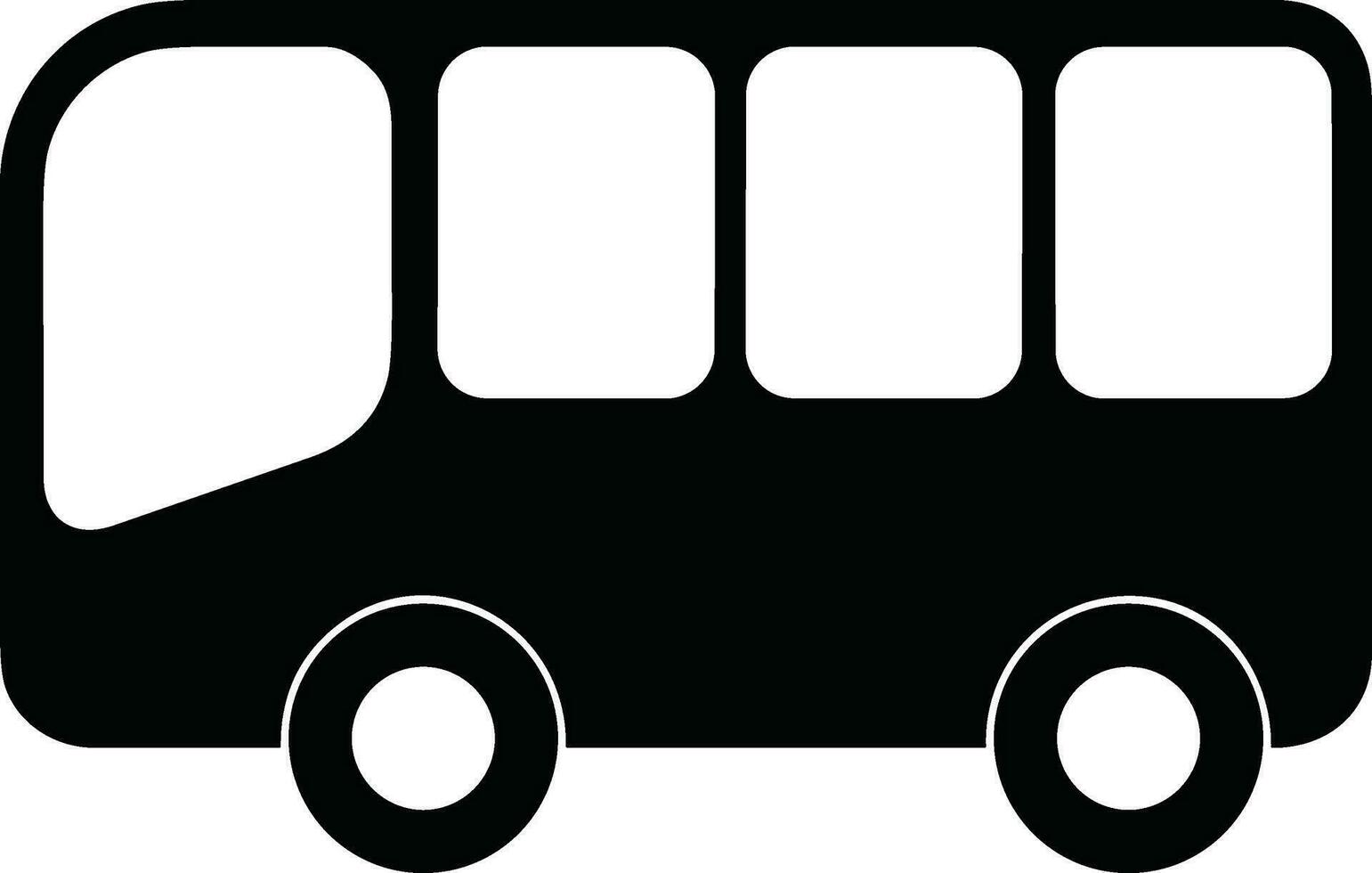 Bus Transport Symbol Symbol Vektor Bild. Illustration von das Silhouette Bus Transport Öffentlichkeit Reise Design Bild. eps 10