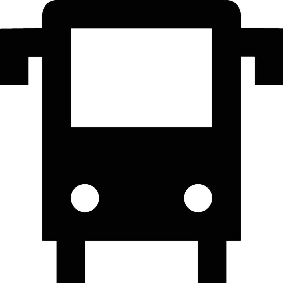 Bus Transport Symbol Symbol Vektor Bild. Illustration von das Silhouette Bus Transport Öffentlichkeit Reise Design Bild. eps 10