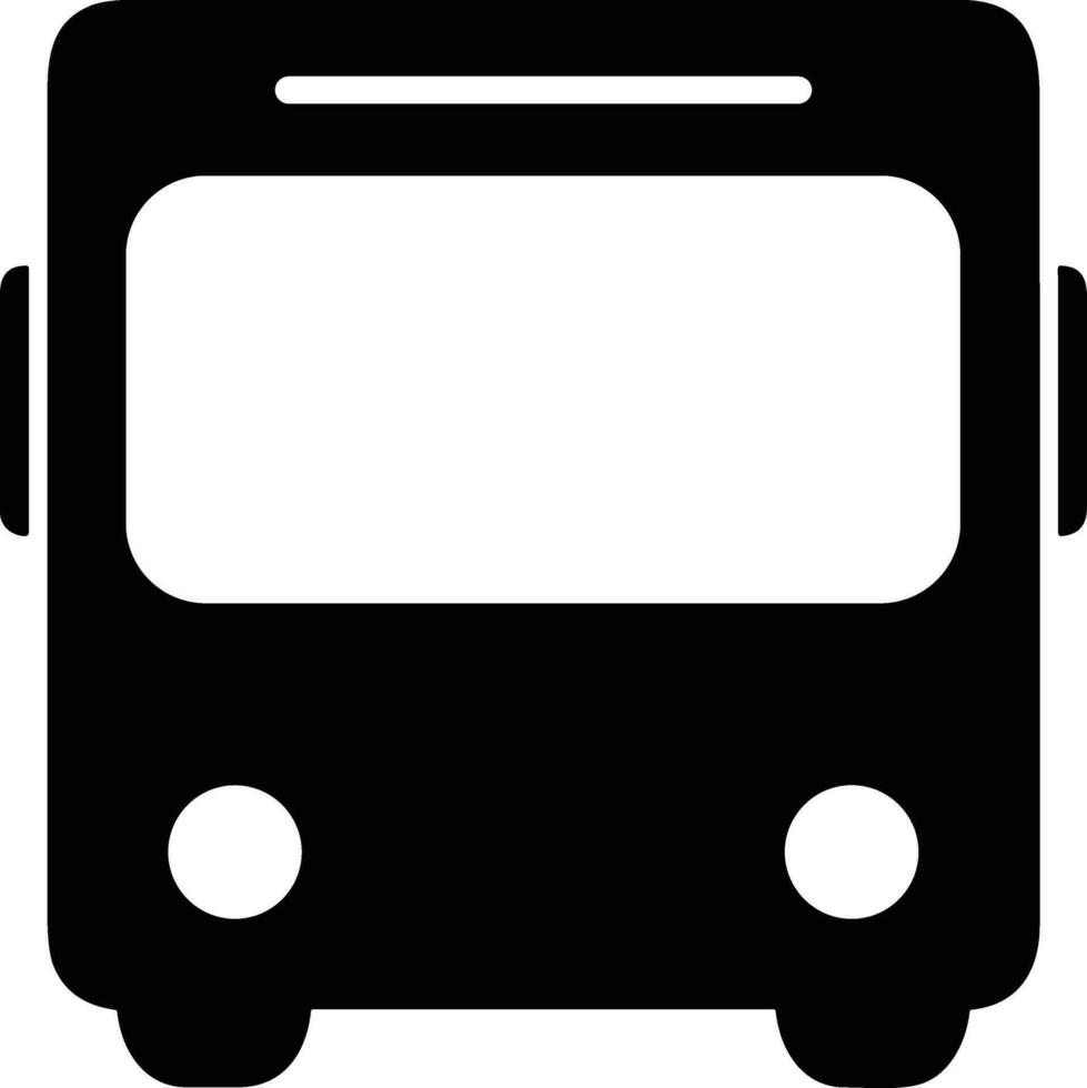 Bus Transport Symbol Symbol Vektor Bild. Illustration von das Silhouette Bus Transport Öffentlichkeit Reise Design Bild. eps 10