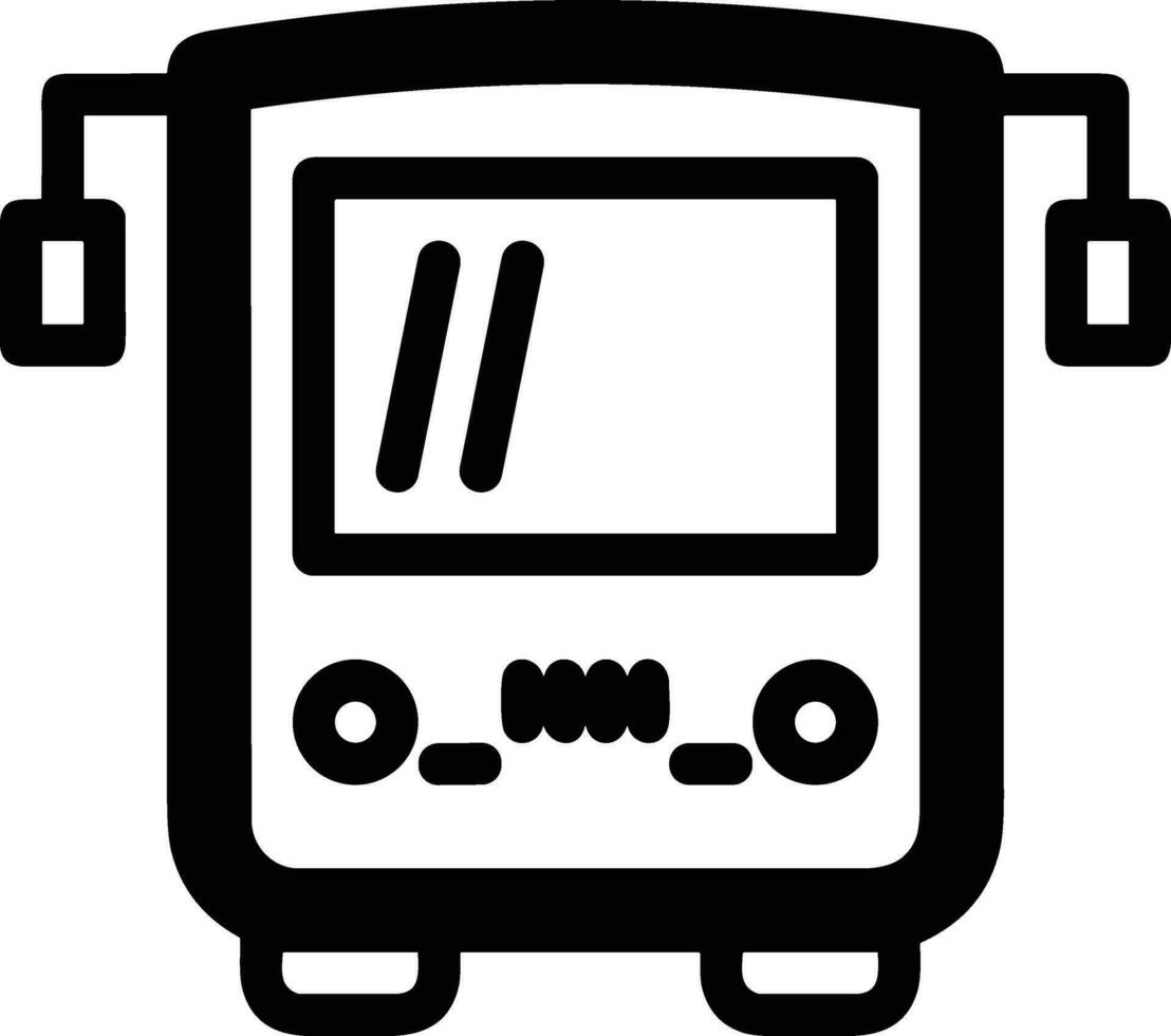 buss transport symbol ikon vektor bild. illustration av de silhuett buss transport offentlig resa design bild. eps 10