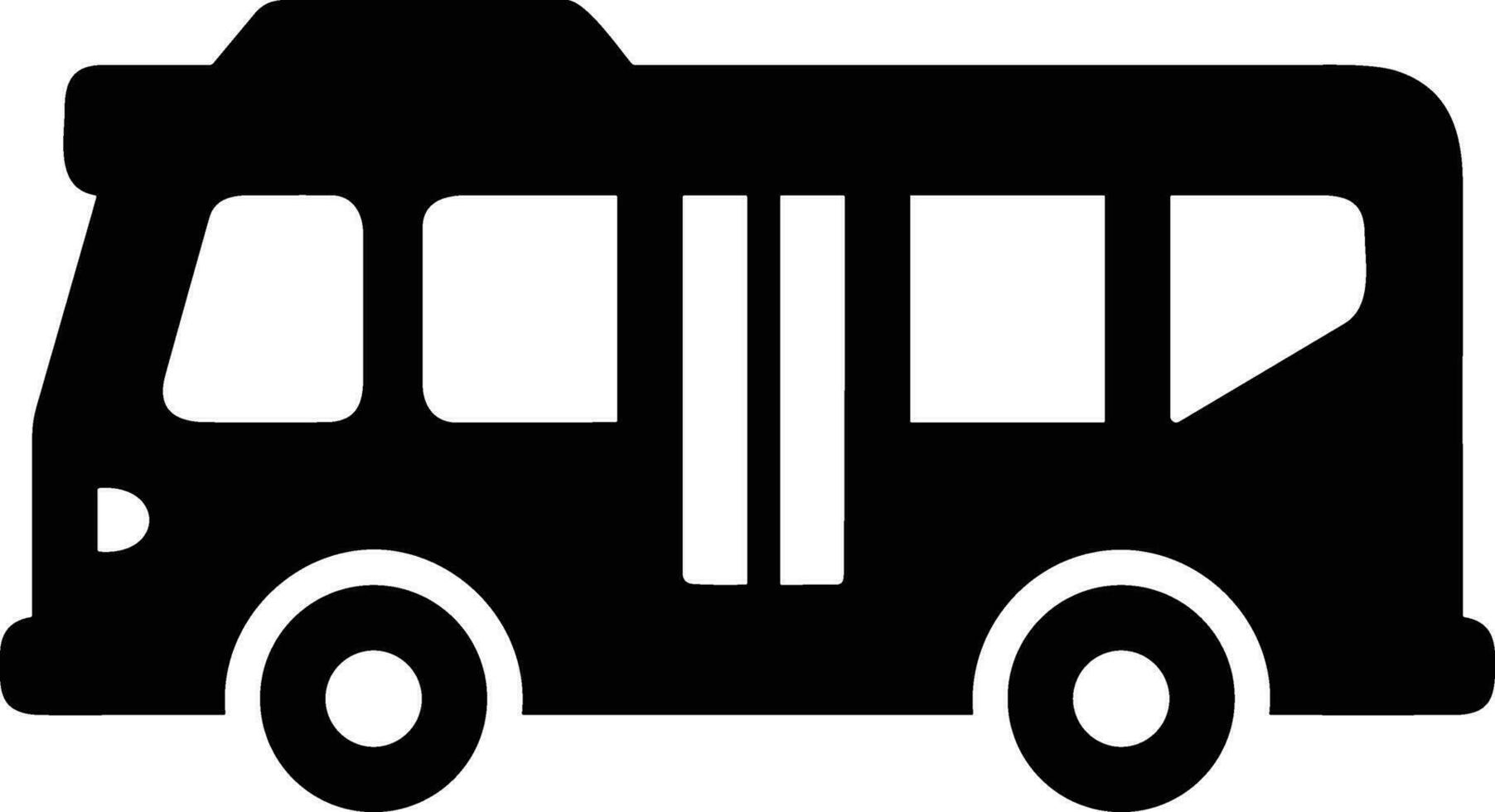 Bus Transport Symbol Symbol Vektor Bild. Illustration von das Silhouette Bus Transport Öffentlichkeit Reise Design Bild. eps 10