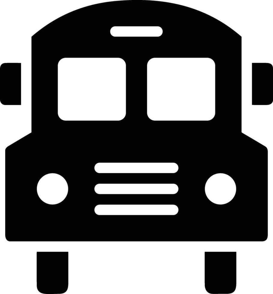 Bus Transport Symbol Symbol Vektor Bild. Illustration von das Silhouette Bus Transport Öffentlichkeit Reise Design Bild. eps 10