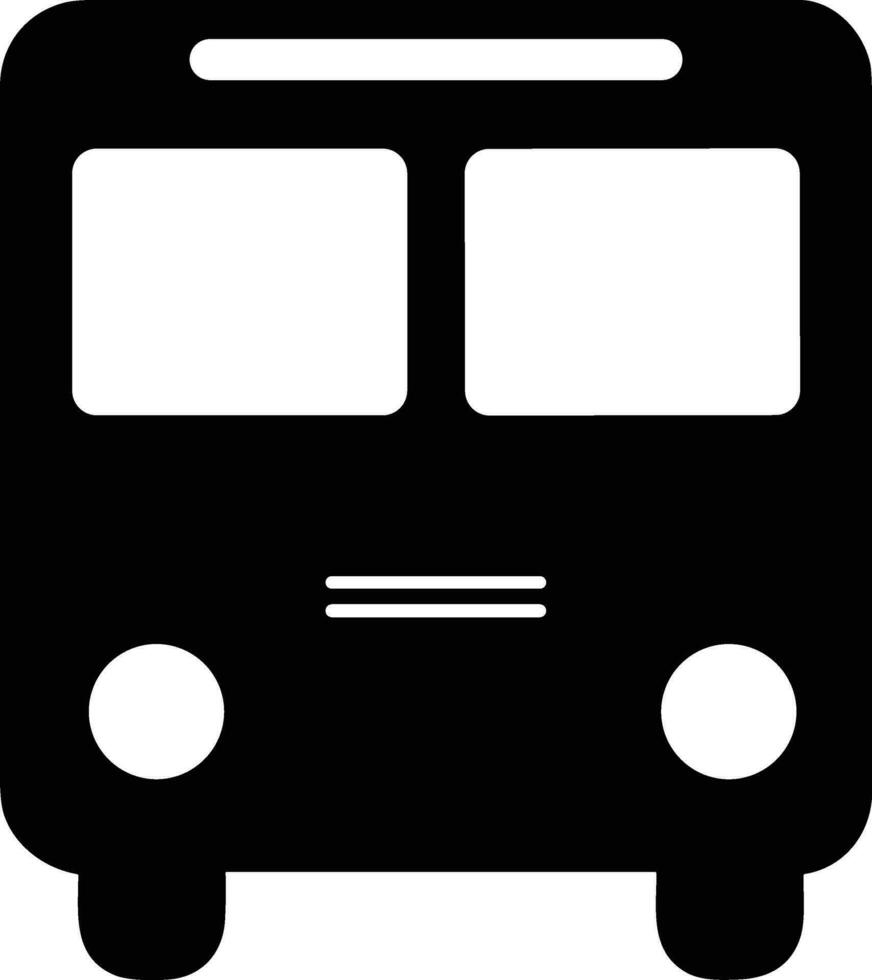 Bus Transport Symbol Symbol Vektor Bild. Illustration von das Silhouette Bus Transport Öffentlichkeit Reise Design Bild. eps 10