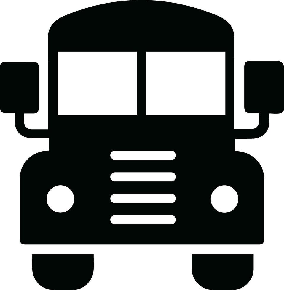 Bus Transport Symbol Symbol Vektor Bild. Illustration von das Silhouette Bus Transport Öffentlichkeit Reise Design Bild. eps 10