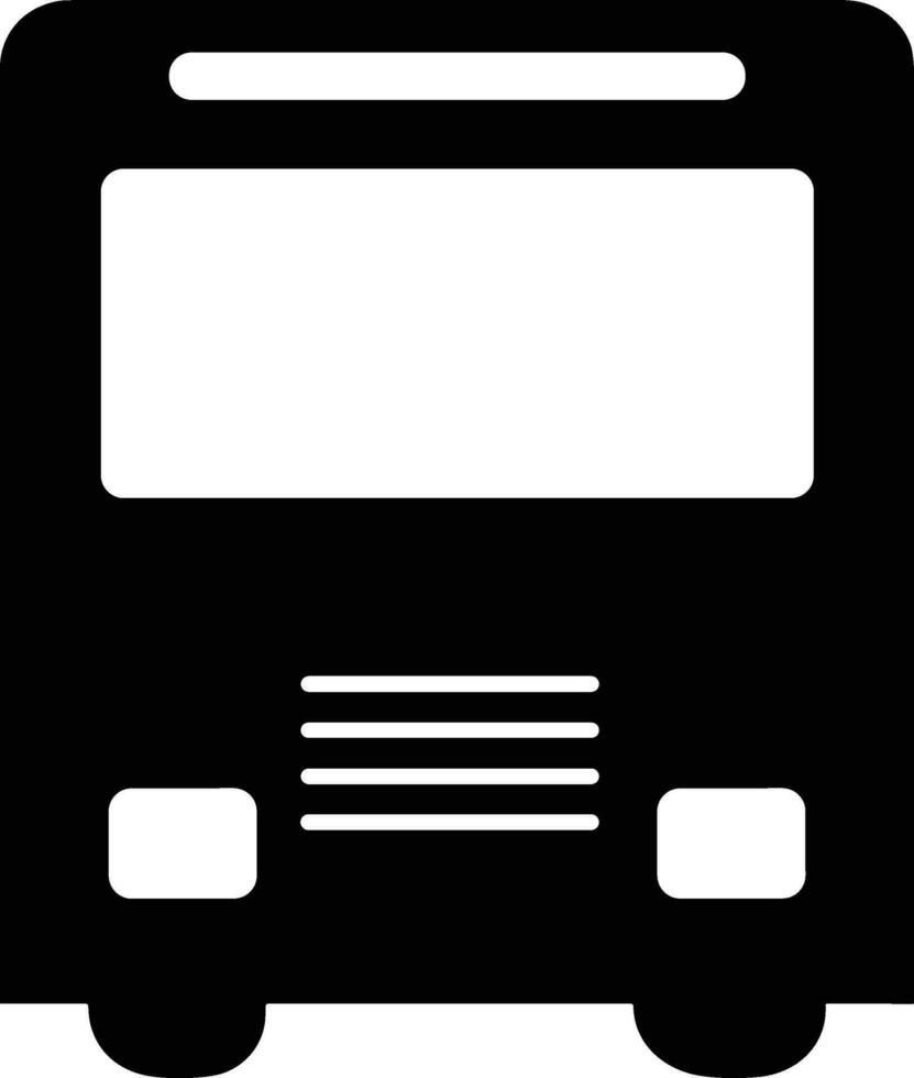 Bus Transport Symbol Symbol Vektor Bild. Illustration von das Silhouette Bus Transport Öffentlichkeit Reise Design Bild. eps 10