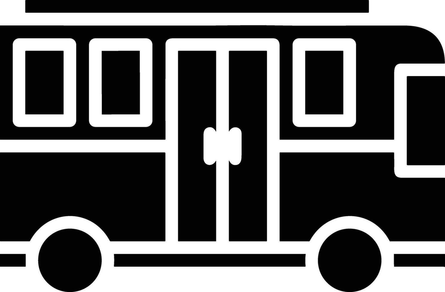 Bus Transport Symbol Symbol Vektor Bild. Illustration von das Silhouette Bus Transport Öffentlichkeit Reise Design Bild. eps 10