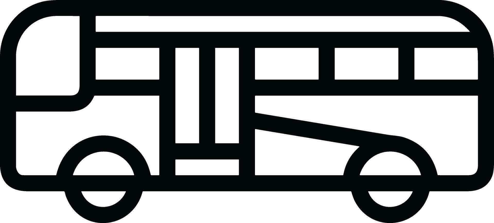 Bus Transport Symbol Symbol Vektor Bild. Illustration von das Silhouette Bus Transport Öffentlichkeit Reise Design Bild. eps 10