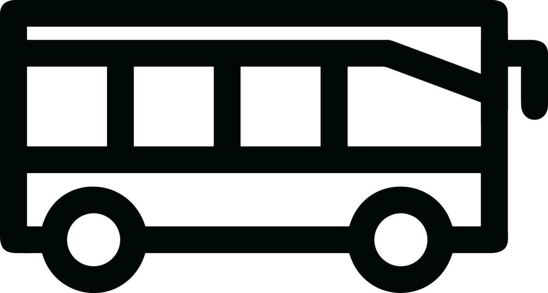 Bus Transport Symbol Symbol Vektor Bild. Illustration von das Silhouette Bus Transport Öffentlichkeit Reise Design Bild. eps 10