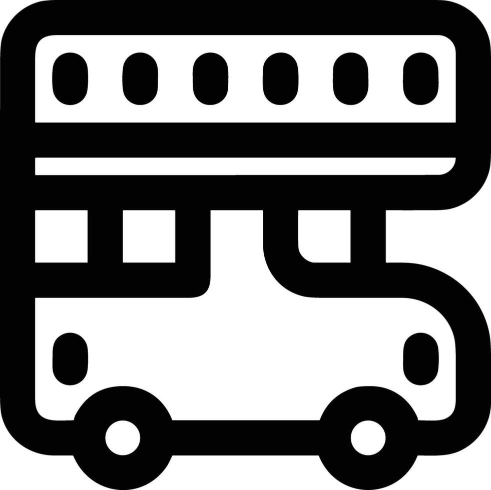 Bus Transport Symbol Symbol Vektor Bild. Illustration von das Silhouette Bus Transport Öffentlichkeit Reise Design Bild. eps 10