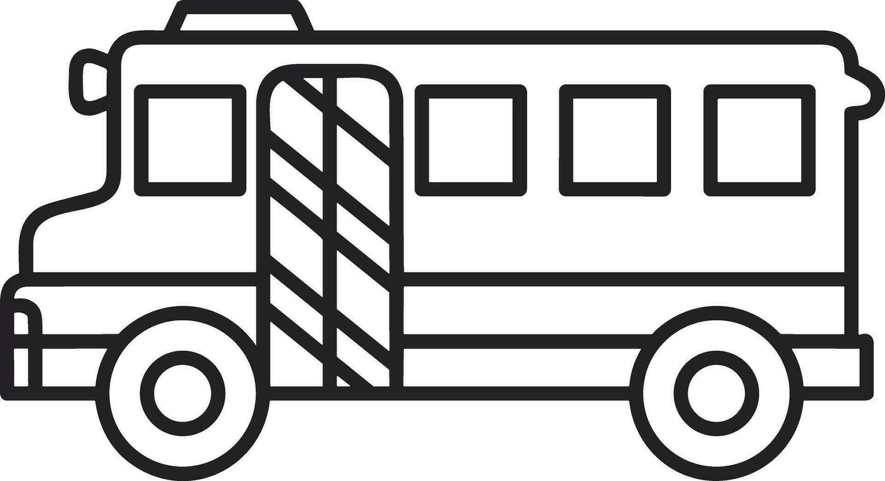 Bus Transport Symbol Symbol Vektor Bild. Illustration von das Silhouette Bus Transport Öffentlichkeit Reise Design Bild. eps 10