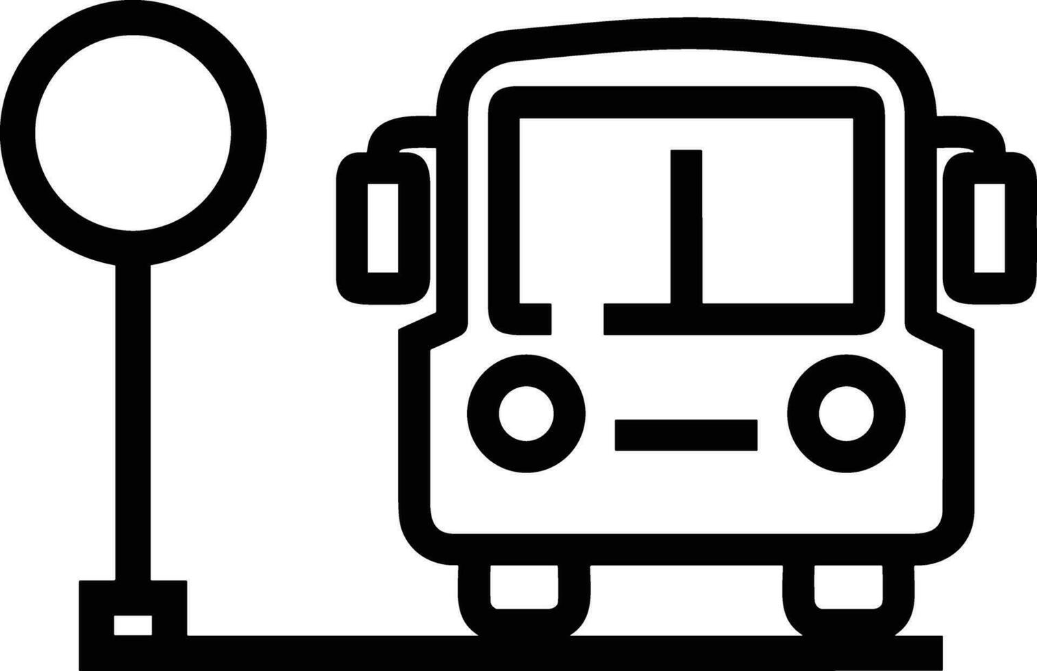 Bus Transport Symbol Symbol Vektor Bild. Illustration von das Silhouette Bus Transport Öffentlichkeit Reise Design Bild. eps 10