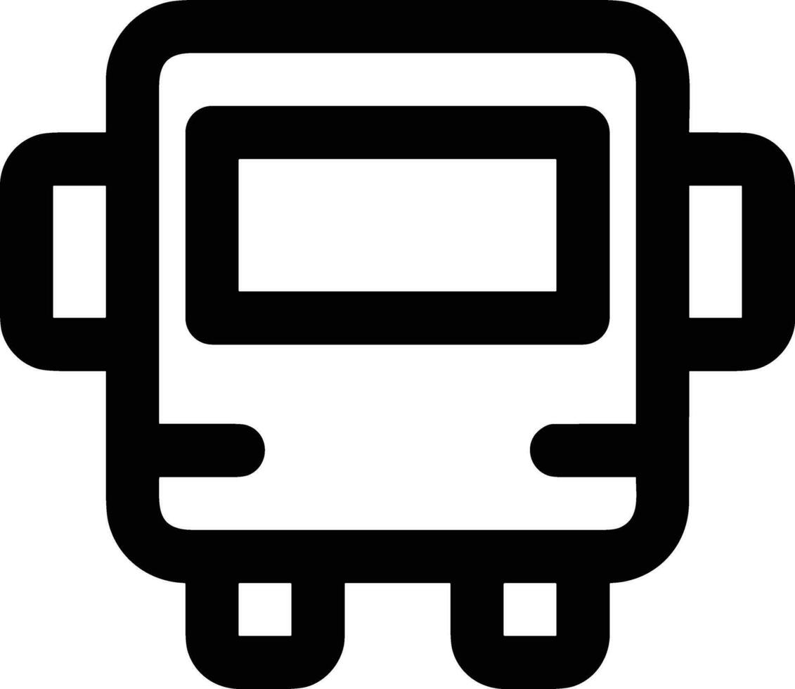 Bus Transport Symbol Symbol Vektor Bild. Illustration von das Silhouette Bus Transport Öffentlichkeit Reise Design Bild. eps 10