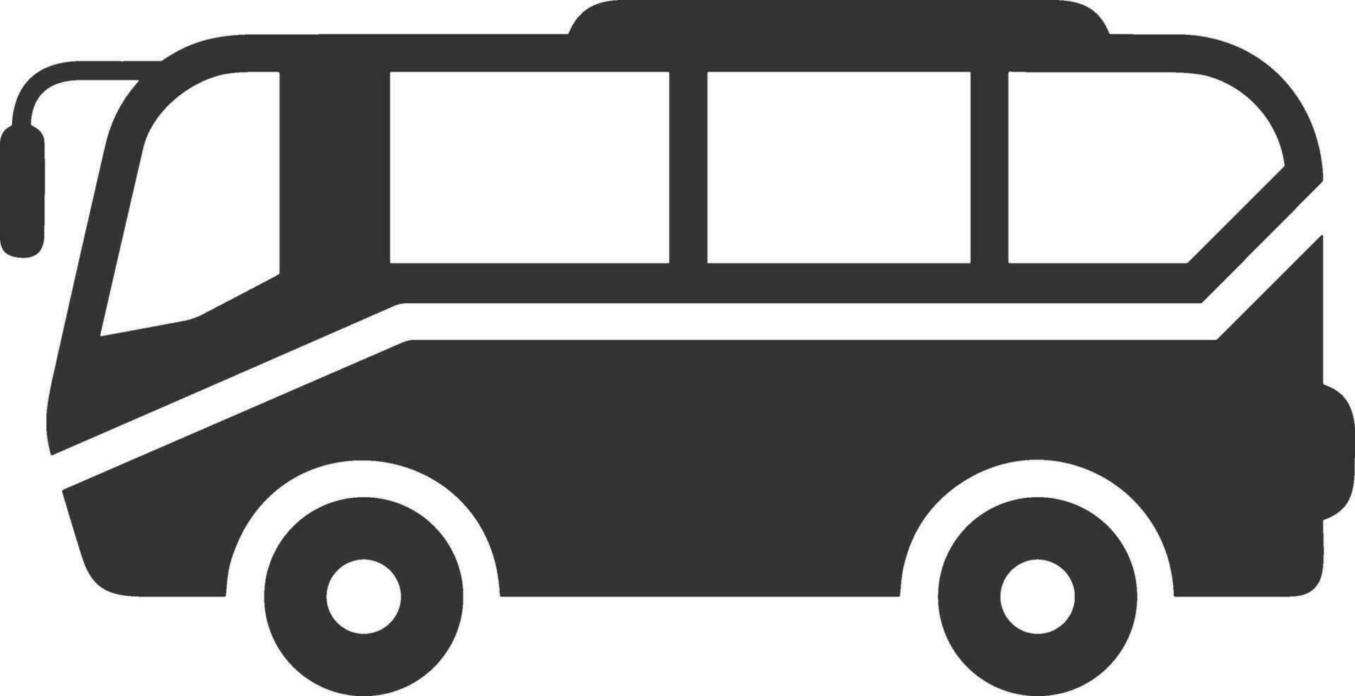 buss transport symbol ikon vektor bild. illustration av de silhuett buss transport offentlig resa design bild. eps 10