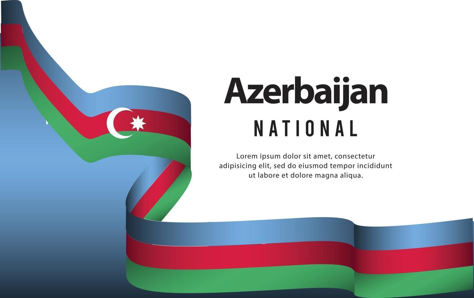 azerbajdzjans oberoende dag-12 vektor