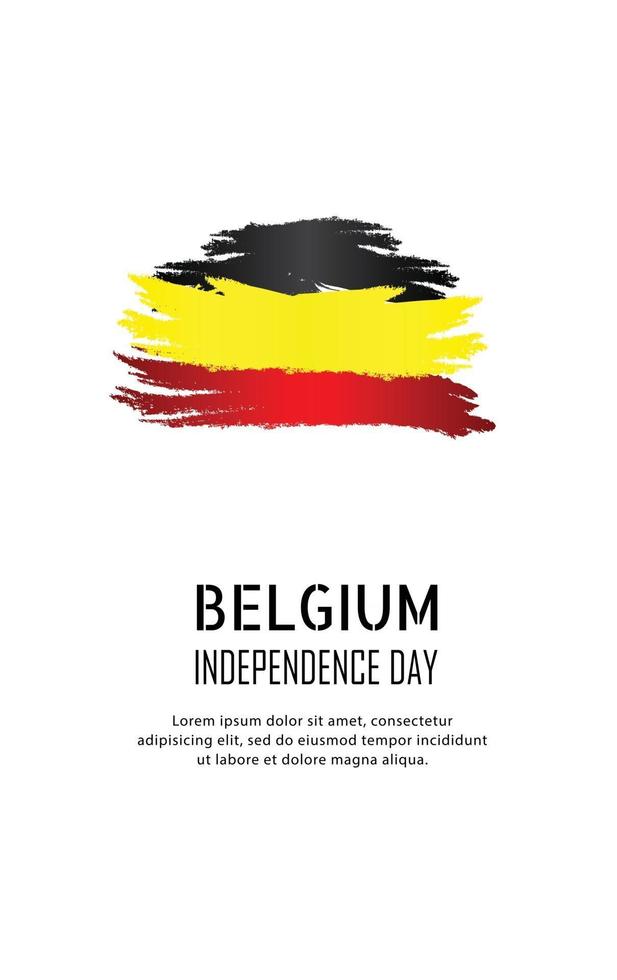 Belgien Unabhängigkeitstag-15 vektor