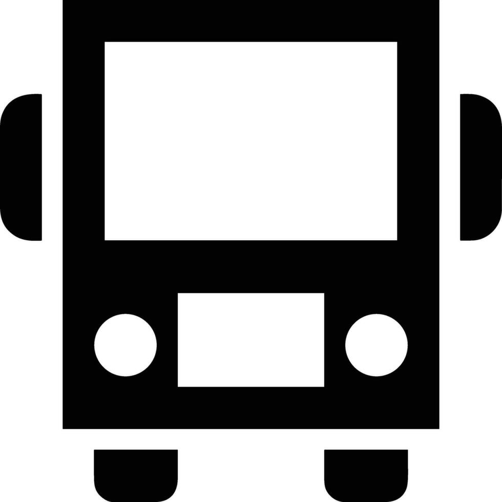 buss transport symbol ikon vektor bild. illustration av de silhuett buss transport offentlig resa design bild. eps 10