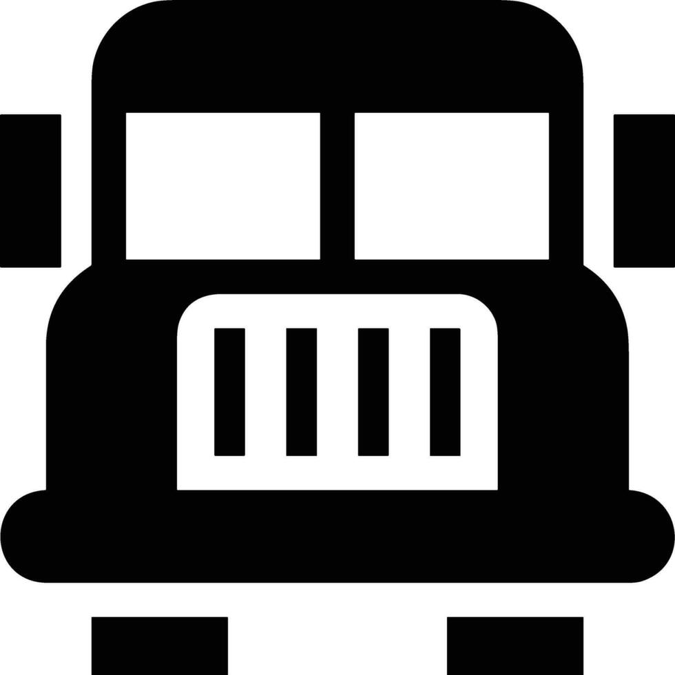 Bus Transport Symbol Symbol Vektor Bild. Illustration von das Silhouette Bus Transport Öffentlichkeit Reise Design Bild. eps 10