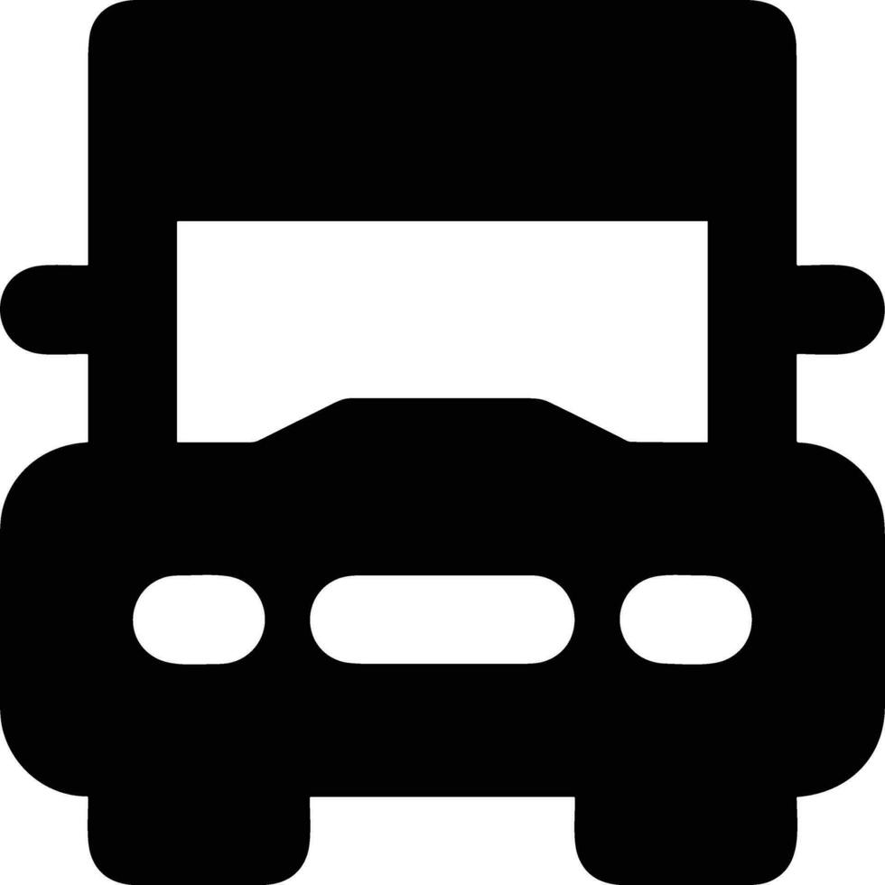 Bus Transport Symbol Symbol Vektor Bild. Illustration von das Silhouette Bus Transport Öffentlichkeit Reise Design Bild. eps 10