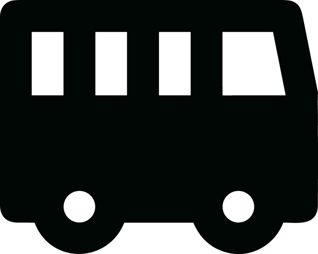 Bus Transport Symbol Symbol Vektor Bild. Illustration von das Silhouette Bus Transport Öffentlichkeit Reise Design Bild. eps 10