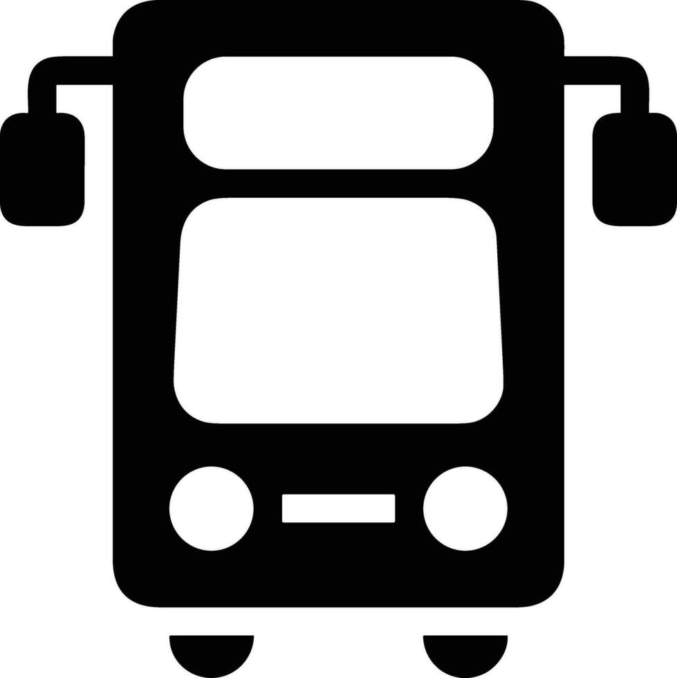 Bus Transport Symbol Symbol Vektor Bild. Illustration von das Silhouette Bus Transport Öffentlichkeit Reise Design Bild. eps 10