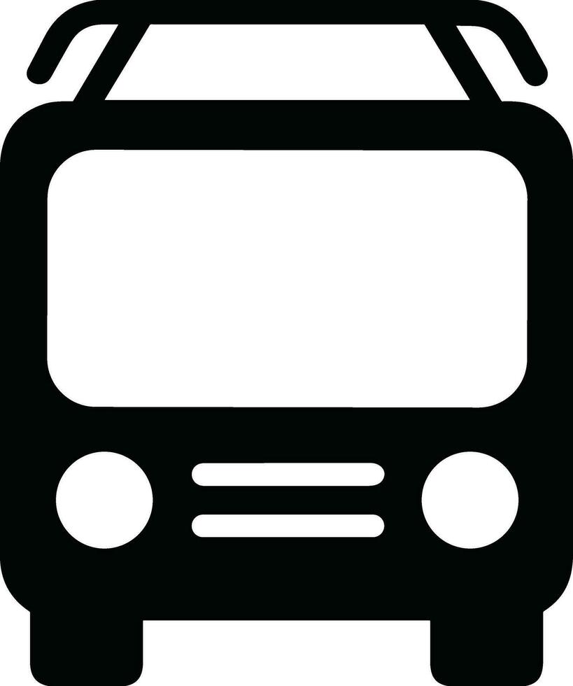 buss transport symbol ikon vektor bild. illustration av de silhuett buss transport offentlig resa design bild. eps 10