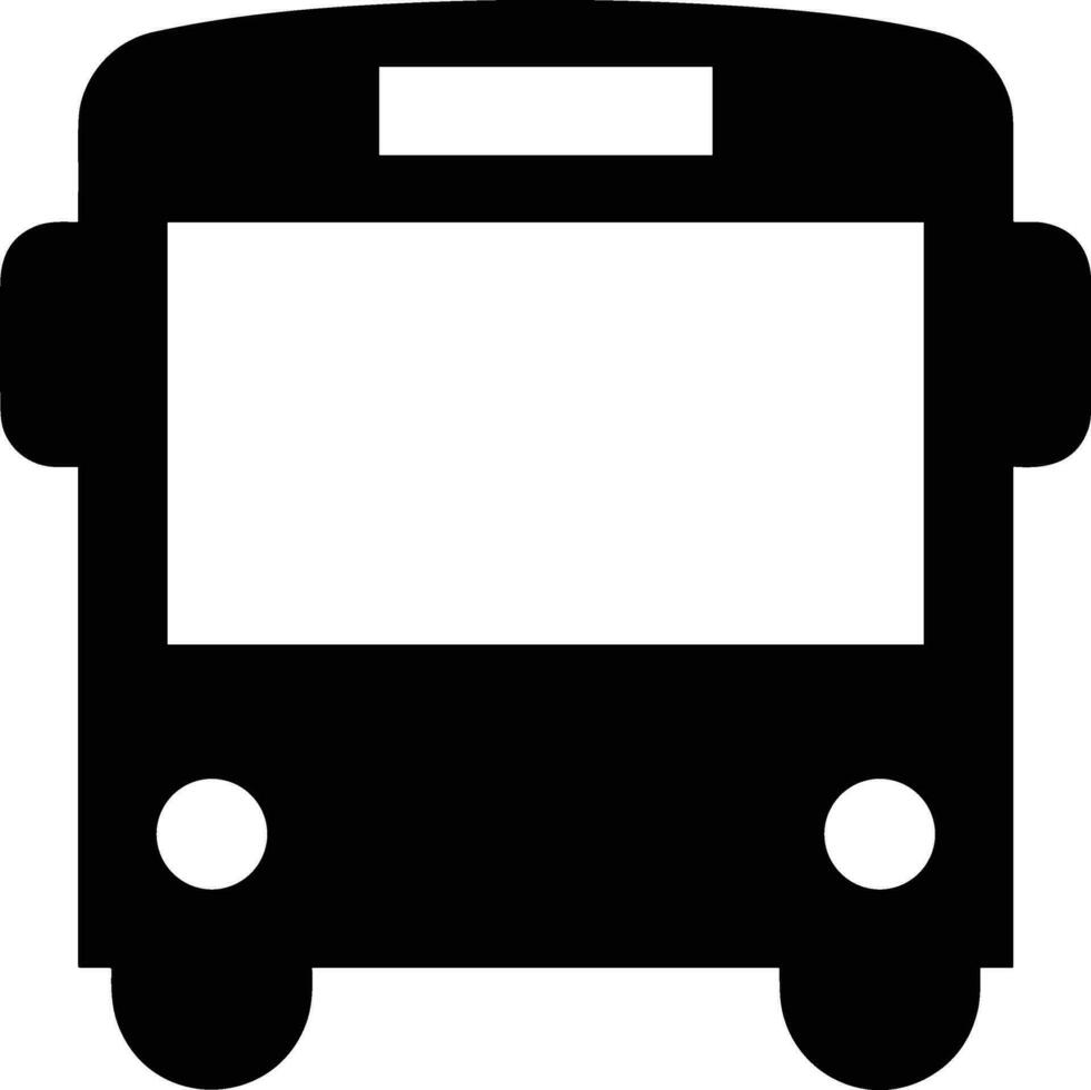 Bus Transport Symbol Symbol Vektor Bild. Illustration von das Silhouette Bus Transport Öffentlichkeit Reise Design Bild. eps 10