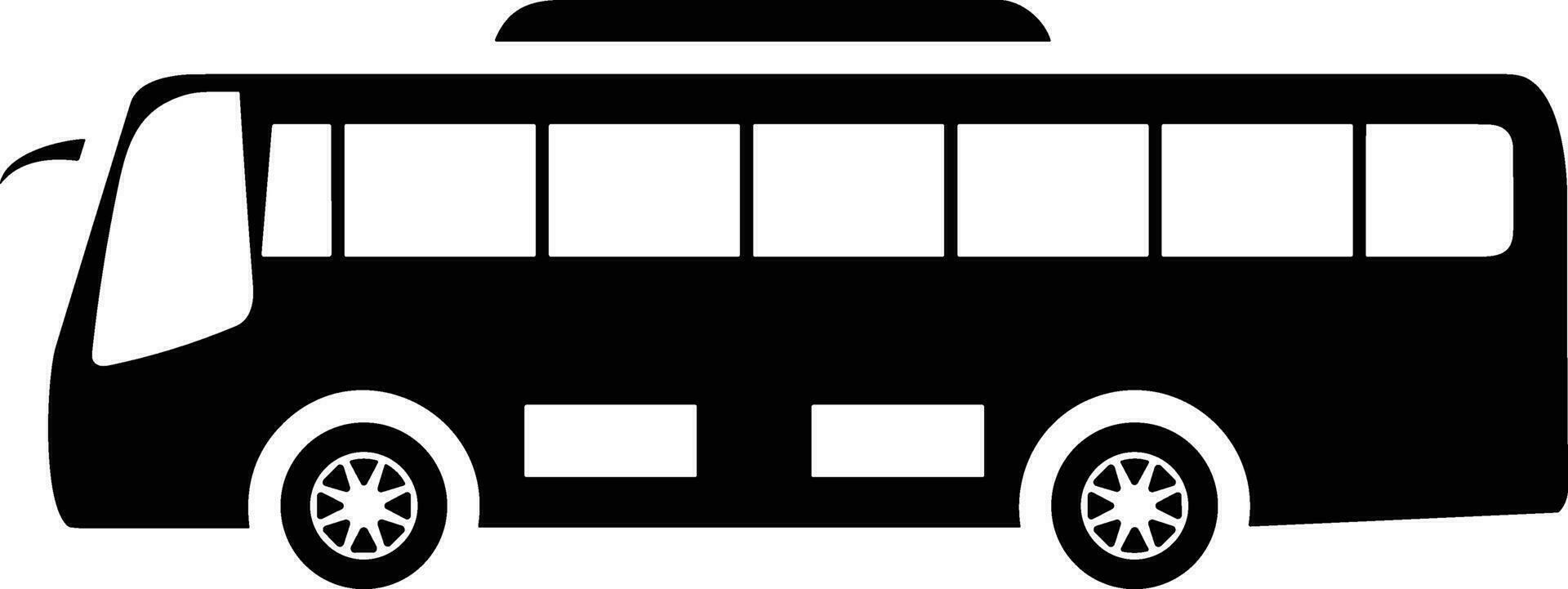 buss transport symbol ikon vektor bild. illustration av de silhuett buss transport offentlig resa design bild. eps 10