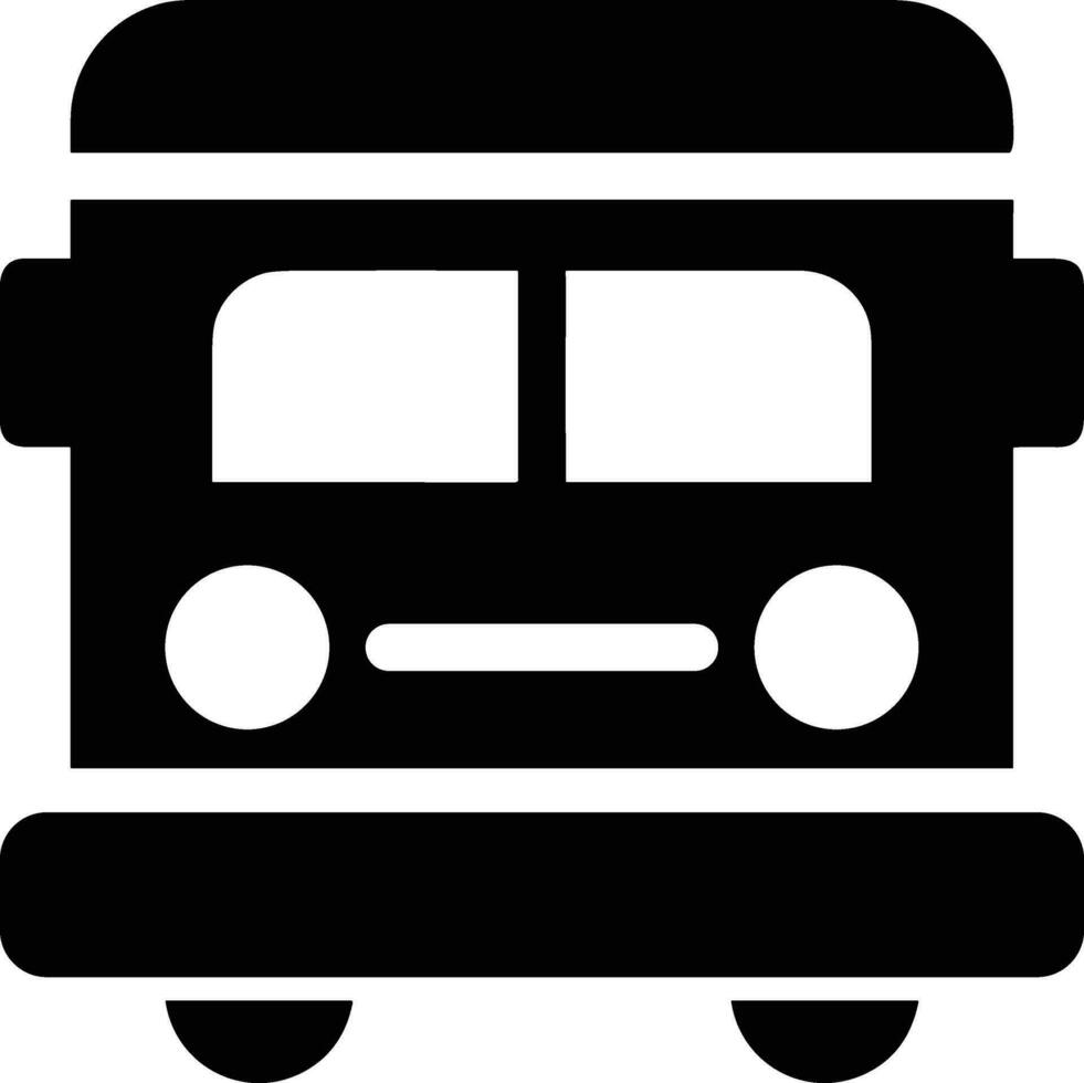 Bus Transport Symbol Symbol Vektor Bild. Illustration von das Silhouette Bus Transport Öffentlichkeit Reise Design Bild. eps 10