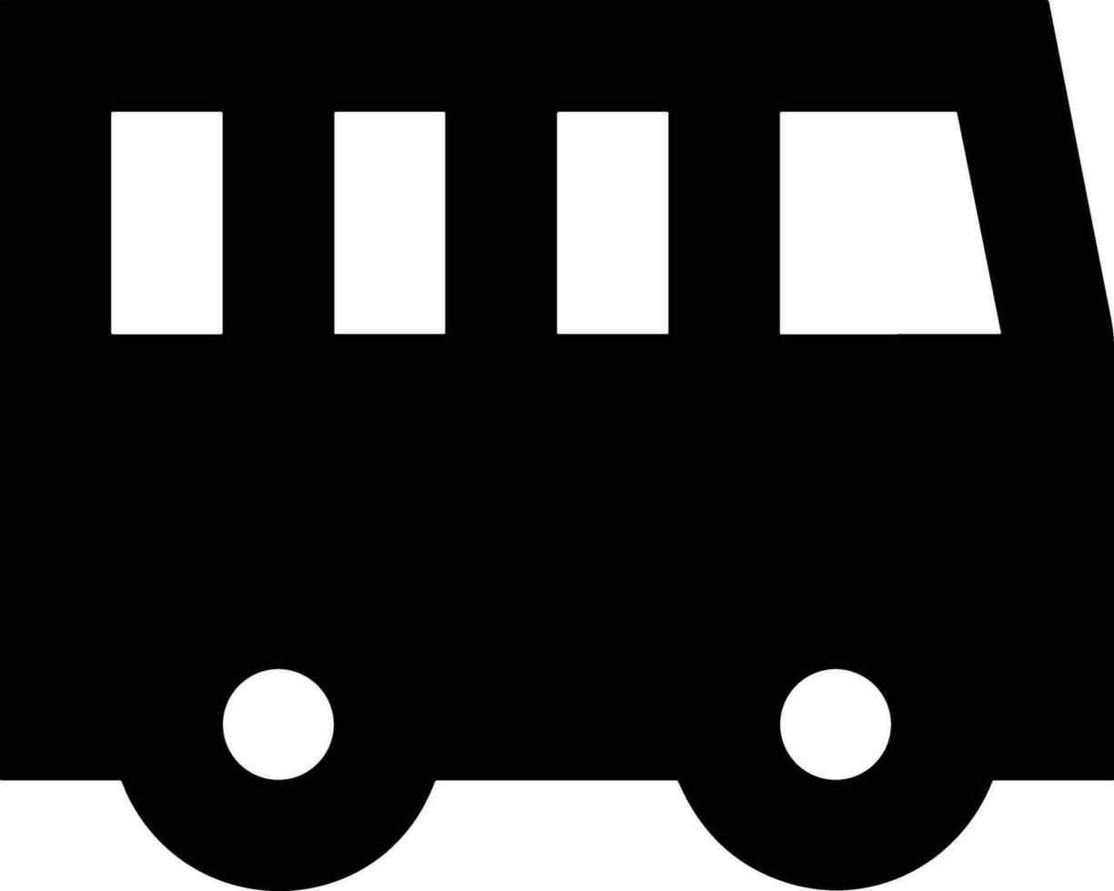 Bus Transport Symbol Symbol Vektor Bild. Illustration von das Silhouette Bus Transport Öffentlichkeit Reise Design Bild. eps 10