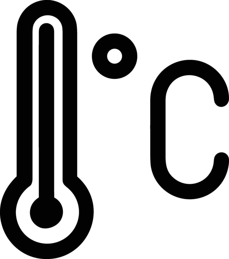 Thermometer Medizin Symbol Symbol Bild Vektor. Illustration von das Temperatur kalt und heiß messen Werkzeug Design Bild.eps 10 vektor